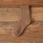 Men's Thick Warm Wool Socks for Winter (Solid Color)