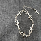 Gothic Vampire Cross Bracelet