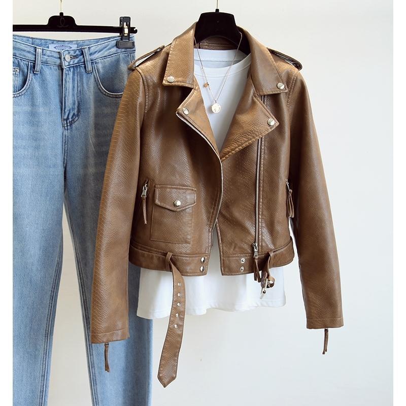 Women's Leather Jacket - Phobos (One Piece)