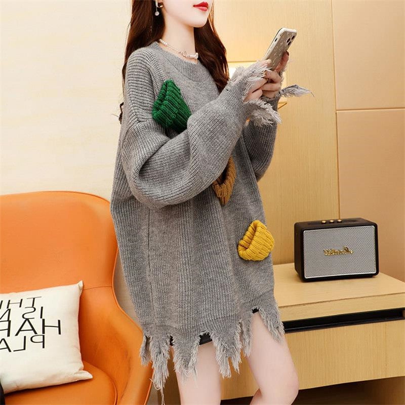 Women's Fashionable Loose Fit Christmas Sweater