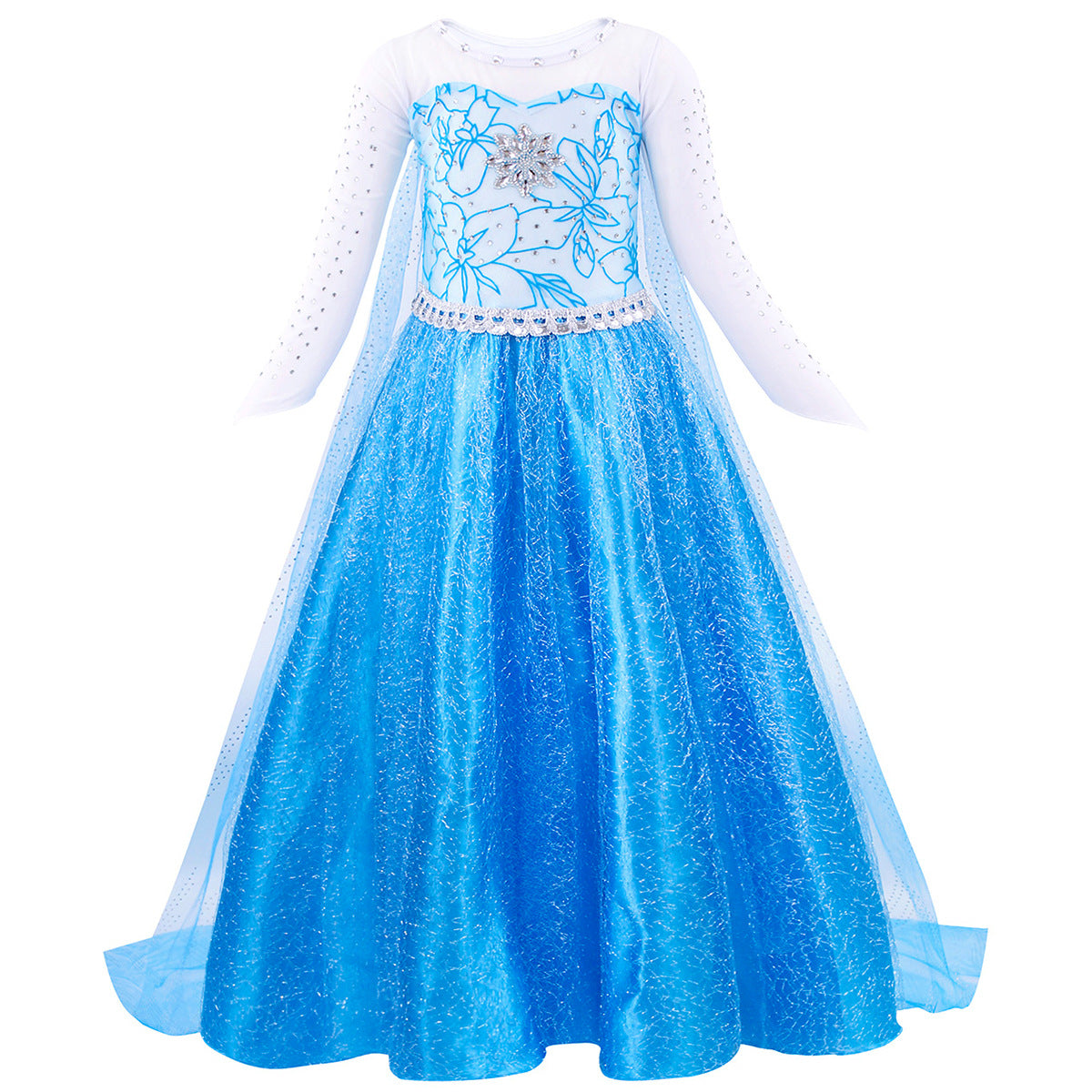 2024 Christmas Elsa Princess Dress for Girls