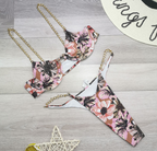 Metal Chain Bikini Swimsuit for Women