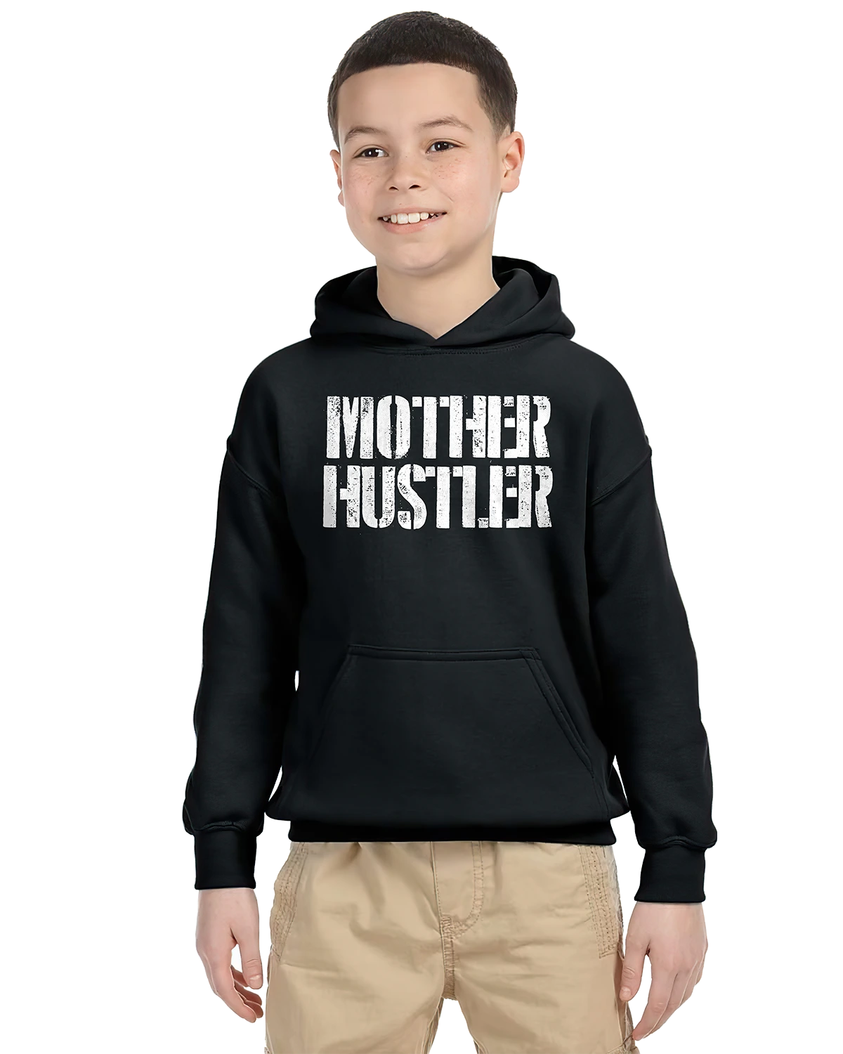 Mother Hustler Unisex Kids Hoodie | Streetwear