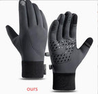 Windproof, Water-Repellent Touchscreen Cycling Gloves