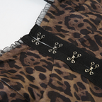Leopard Print Corset Tank Top