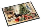 Black and Tan Coonhound Cozy Christmas Doormat