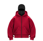 Fleece-lined Double Hood Sweater