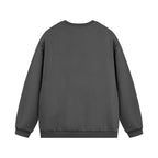 Fashion Solid Color Loose Sweater Men