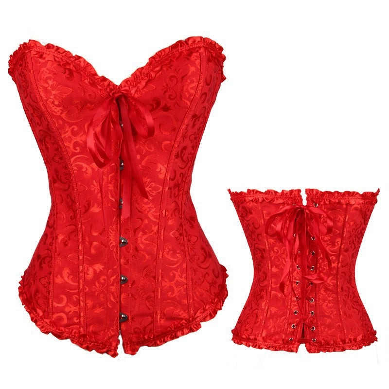 European & American Court Corset for Belly Control