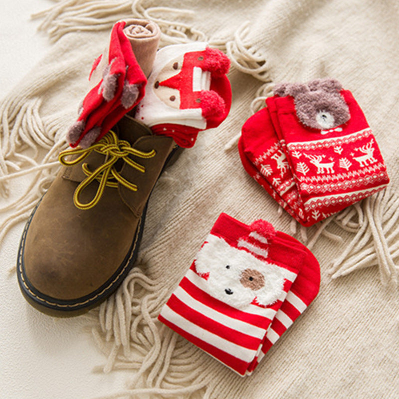 Christmas Cotton Socks for Red Lovers 2023