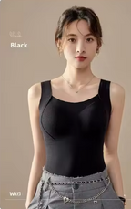 Women's Cashmere Silk Seamless Comfort Vest (One Piece)