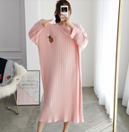 Korean Style Cute Pineapple Nightgown with Long Sleeves