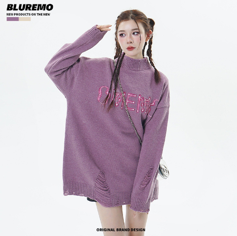 Men's Trendy Round Neck Knitting Pullover Sweater | Streetwear