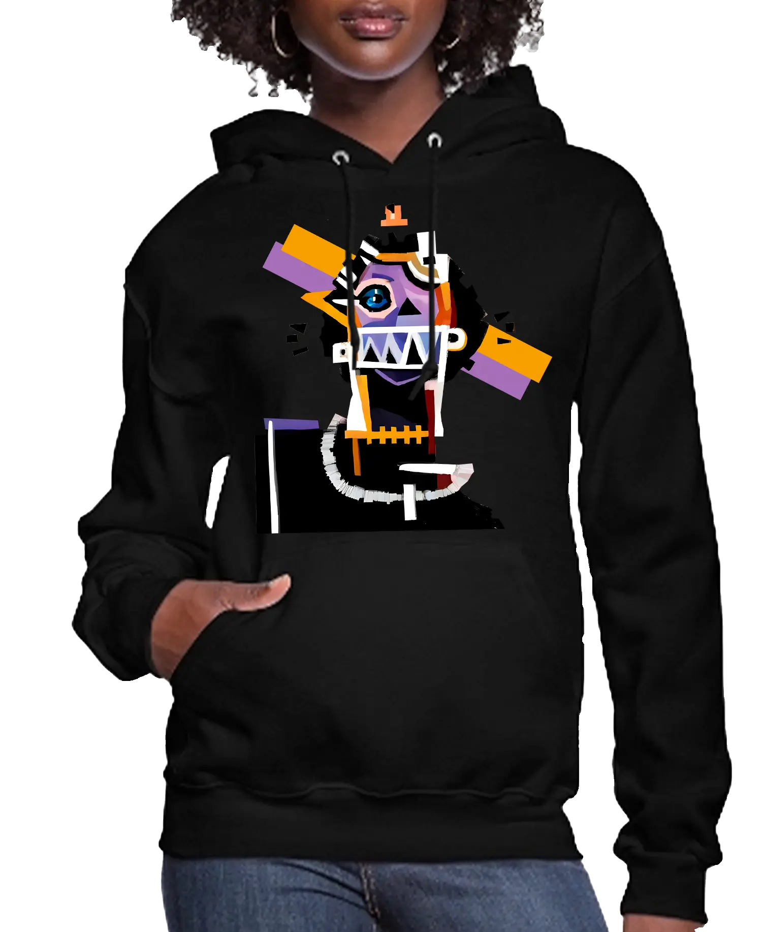 Neocubism Artwork Women’s Hoodie | Streetwear