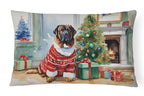 Tibetan Mastiff Cozy Christmas Throw Pillow