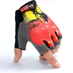 Ice Silk Lycra Breathable Sunscreen Riding Gloves