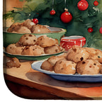 Cairn Terrier Christmas Cookies Dish Drying Mat