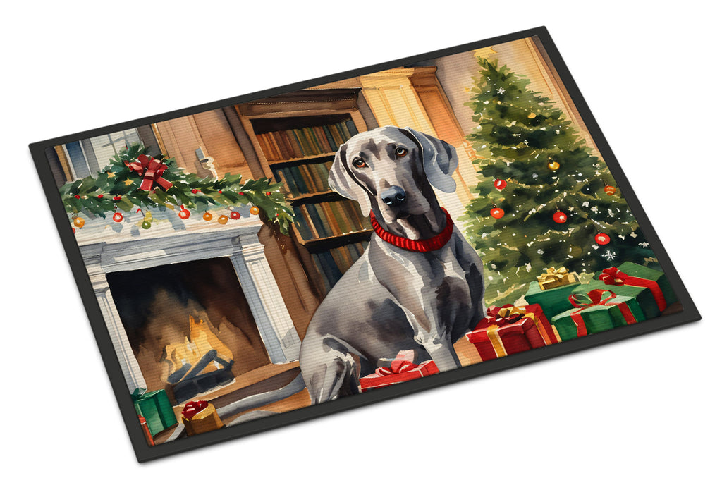 Weimaraner Cozy Christmas Doormat