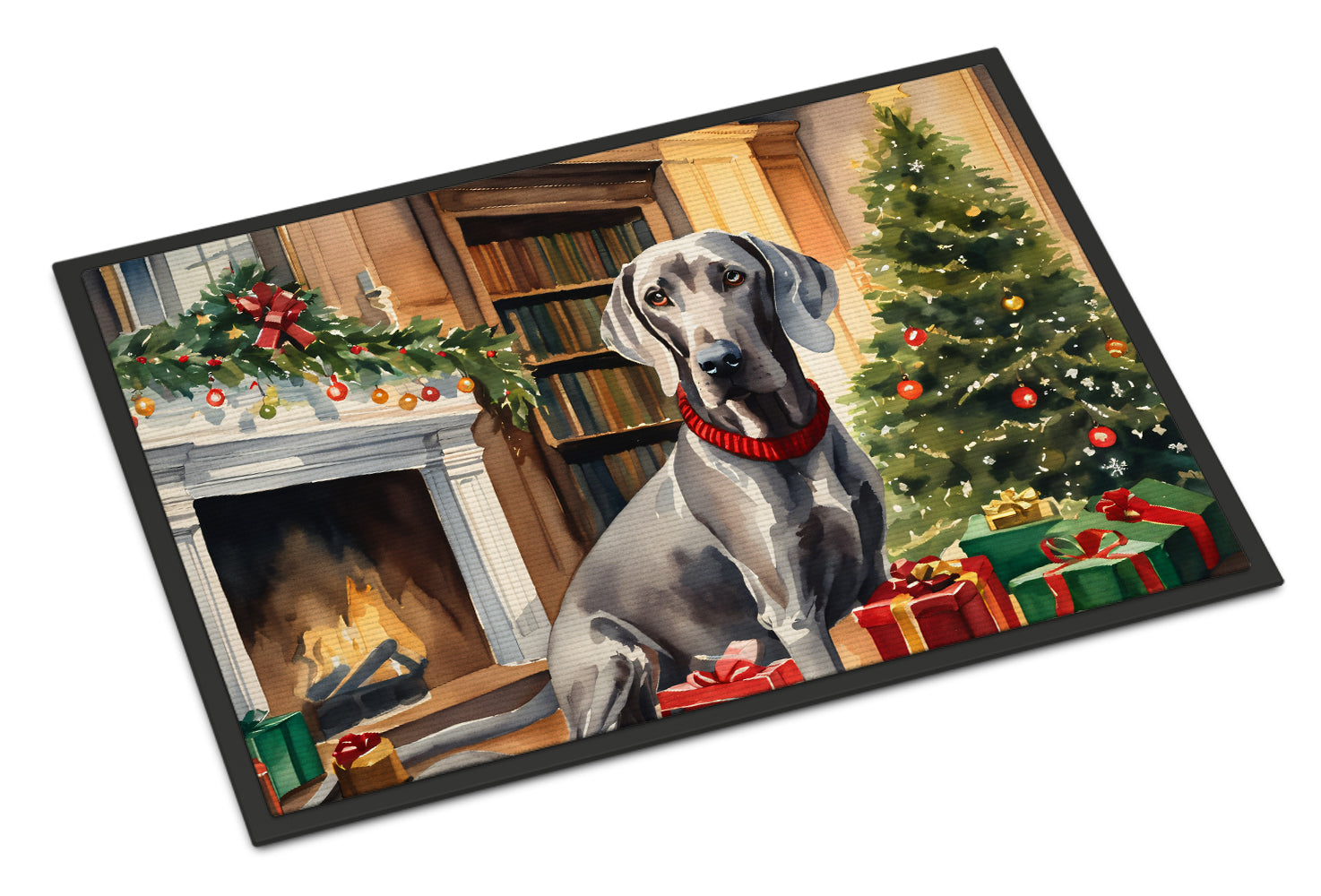 Weimaraner Cozy Christmas Doormat