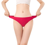 Seamless Ice Silk Thong Underwear for Women