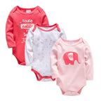 Baby Long Sleeve Bodysuit with Cartoon Design