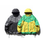 Men's Outdoor Color Contrast Patchwork Jacket