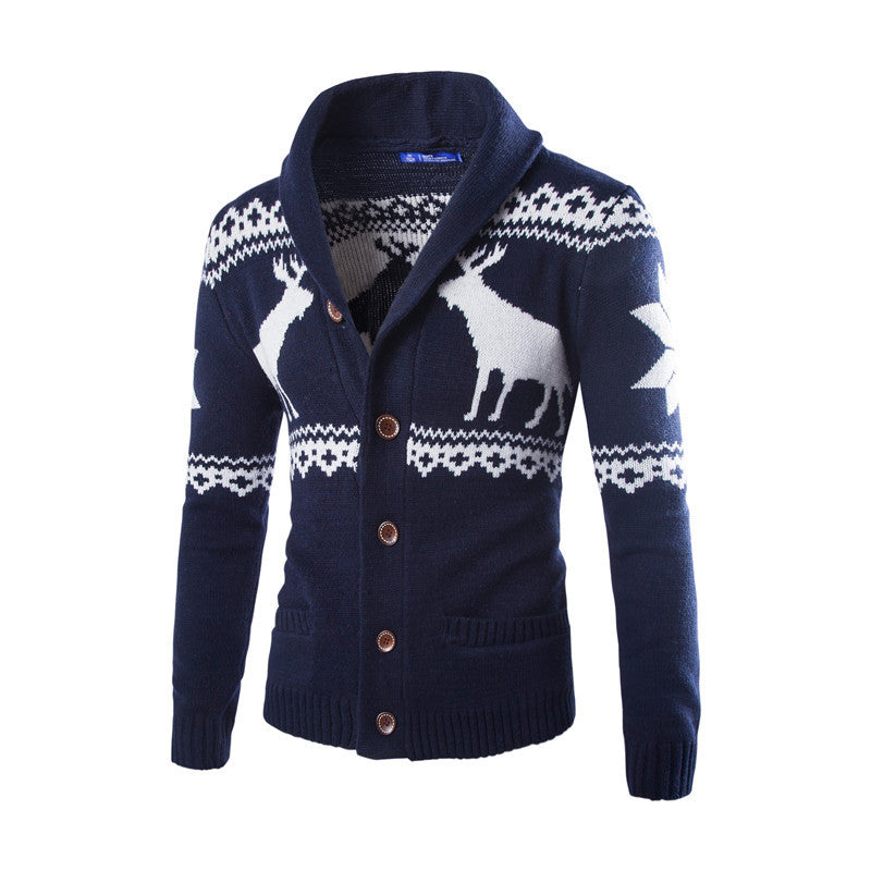 2020 Men's Fashionable Christmas Cardigan Sweater