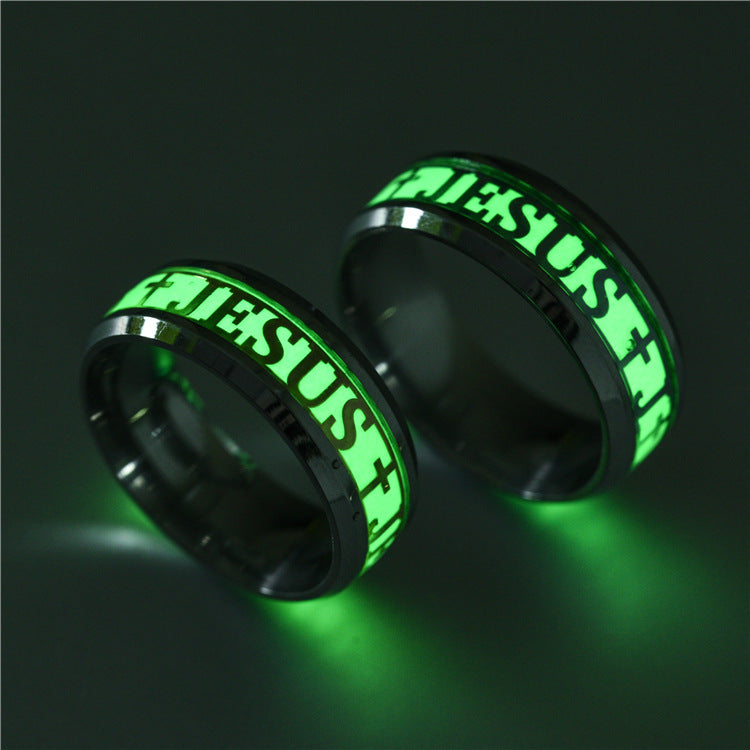 [Duplicate] Glow the Dark Christian Jesus Ring | Christian Jewelry