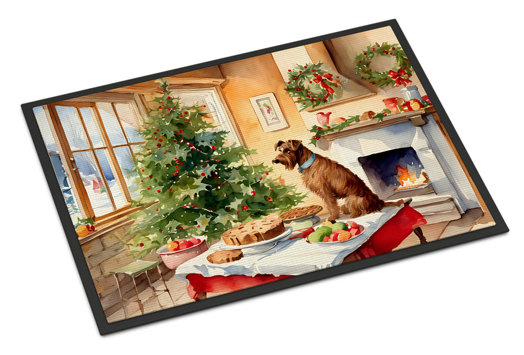 Irish Terrier Christmas Cookies Doormat
