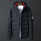 Men's Hooded Winter Jacket - Thick Warm Parka 6XL-7XL