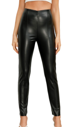 Women's Fleece-lined Punk Style Tight Pants