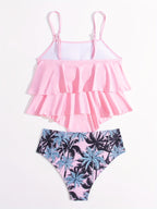 Fashionable Backless Print Bikini for Beach Party
