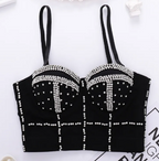 Beaded Shaping Corset Tube Top