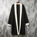 Large Chinese Style Retro Linen Windbreaker Jacket for Men