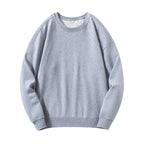 Men's Combed Cotton Round Neck Drop Shoulder Sweater