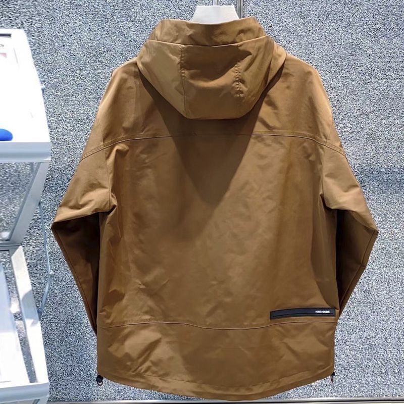 Hooded Men's Jacket for Spring and Autumn Casual Wear