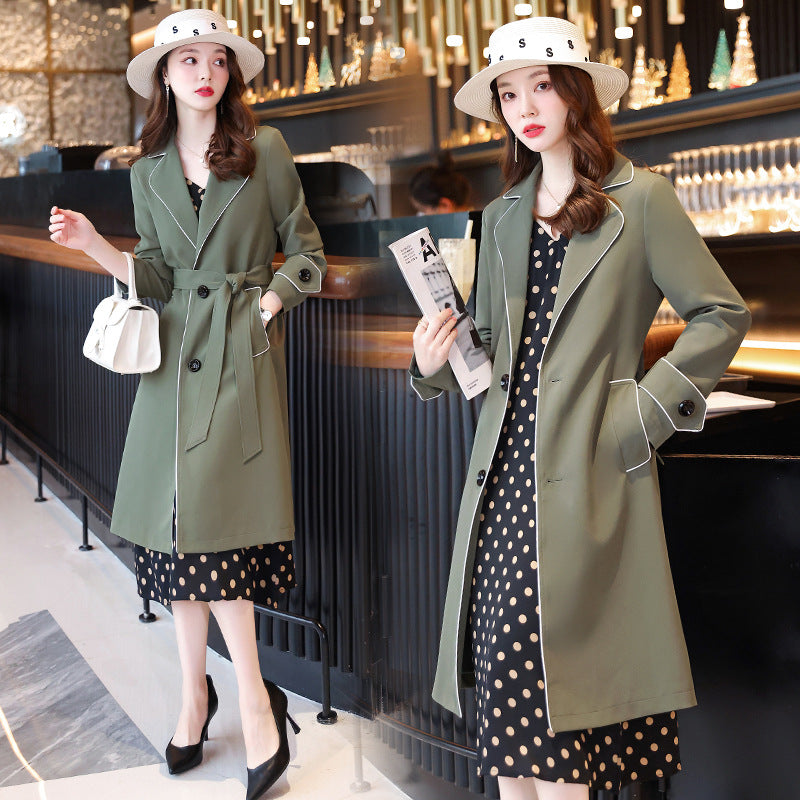 Women's British Style Casual Lapel Jacket