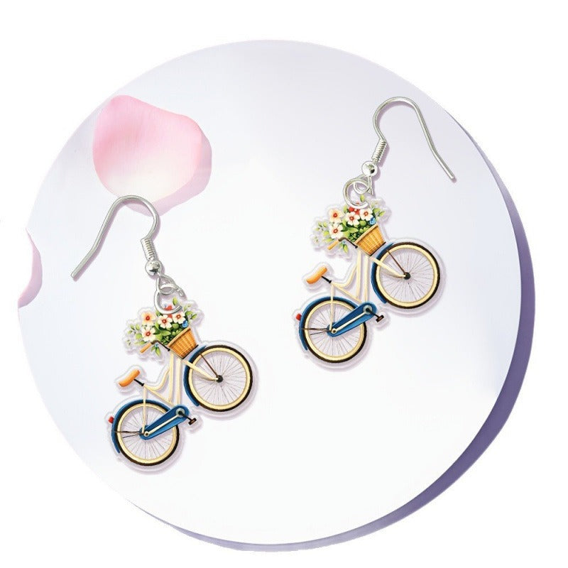 Christmas Cartoon Acrylic Earrings