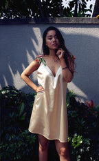 LIVA Embroidered Sleeveless Dress and Nightgown