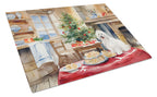 Coton De Tulear Christmas Cookies Glass Cutting Board