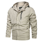 Men's Outdoor Hooded Quick Dry Jacket in Large Size