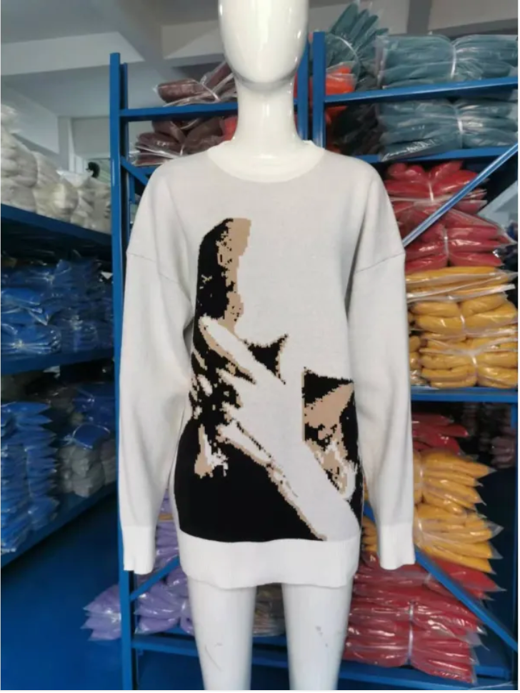 Loose-Fit Crew Neck Pullover | Streetwear