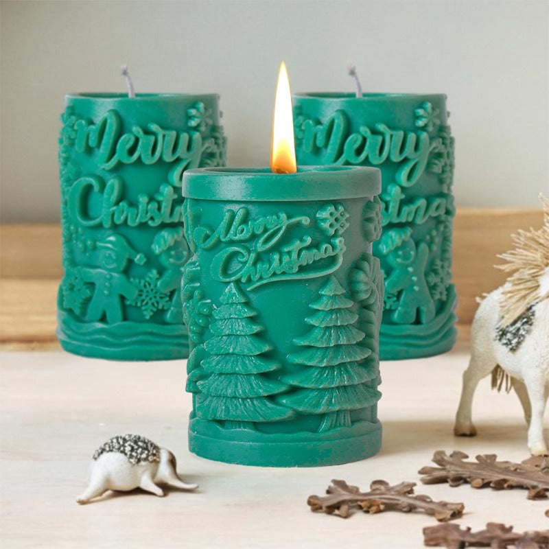 Christmas Candle Silicone Mold