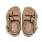 Fleece-lined Children's Cork Sandals and Slippers