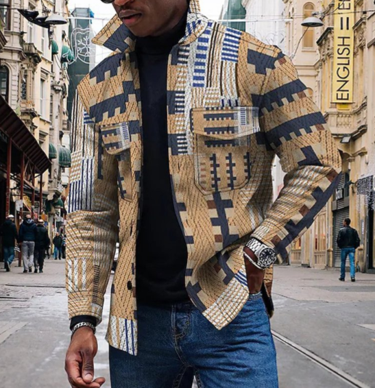 3D Digital Printed Loose Jacket with Design