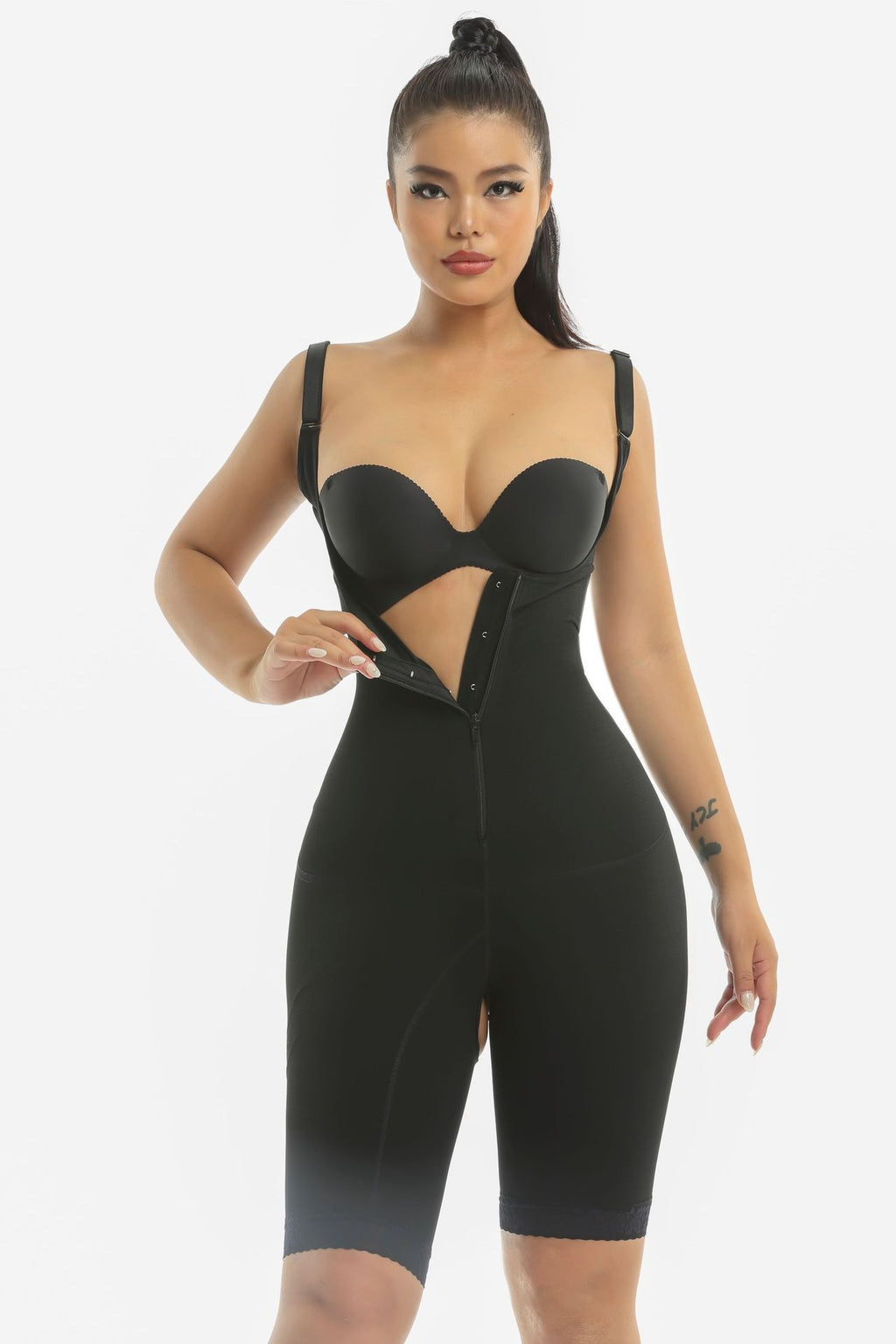 Crotch Zipper Bodysuit