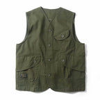 Men's Multi-pocket Retro Casual Vest Jacket Top