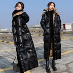Thick Super Long Women's Down Padded Jacket