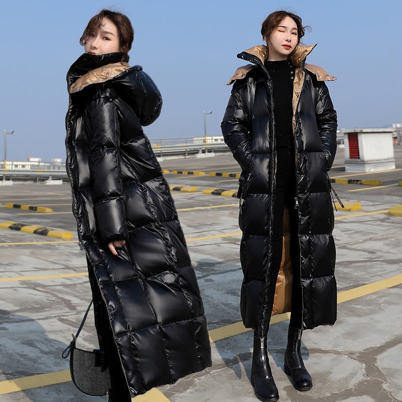 Thick Super Long Women's Down Padded Jacket