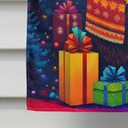 Irish Water Spaniel Holiday Christmas House Flag